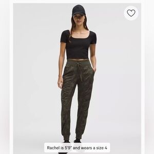 47. LULULEMON Dance Studio MR Jogger Full Length Hidden Heritage Wren Multi 6